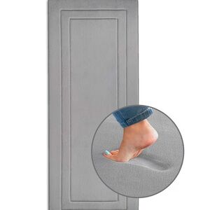 Gray Memory Foam Bath Mat